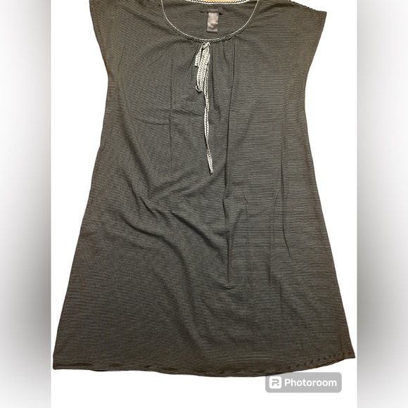 2 for $20 Liz Claiborne skirt stripped grey size small - Picture 3 of 5